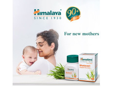 Himalaya Pure Herbs Shatavari Women's Wellness Tablets, Promotes lactation, White, 60 Count