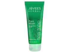 Jovees Herbal Tea Tree Oil Control Face Wash For Oily and Sensitive Skin | Paraben and Alcohol Free | 120 ML