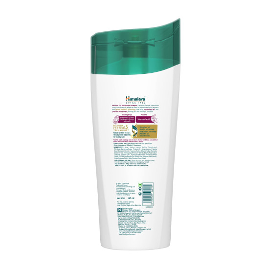 Himalaya Anti-Hair Fall Bhringaraja Shampoo, Reduces Hair Fall, Makes Hair Healthy, With Bhringaraja & Palasha,For Men And Women, 80Ml, 100 Grams