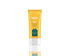 VLCC Mineral Sunscreen SPF 50 PA+++ - 50g | Ultra Lightweight, and Non-Comedogenic | Sun protection from UVA & UVB Rays | 100% Mineral based with Zinc Oxide.
