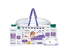 Himalaya Baby Gift Pack Basket,Pack of 1 set,white (4015A)