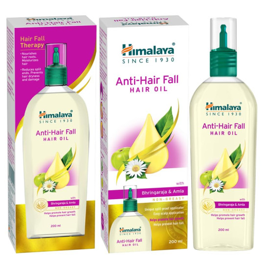 Himalaya Herbals Anti Hair Fall Hair Oil, Bhringaraja & Amla 200ml