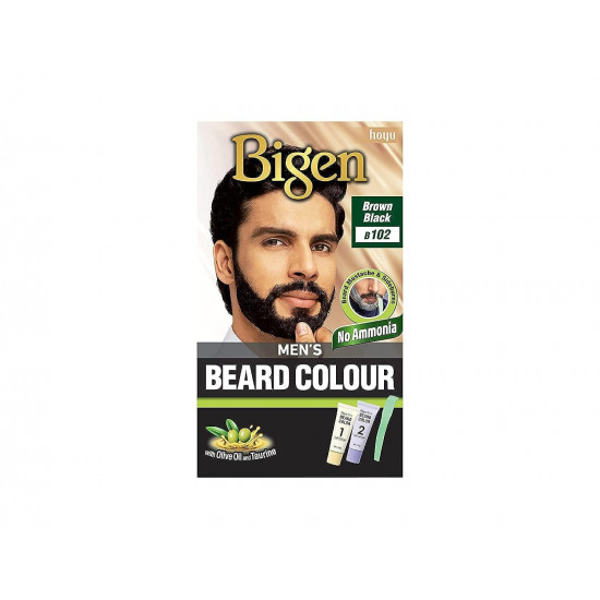 Bigen Men's Beard Color, 40g - Brownish Black B102