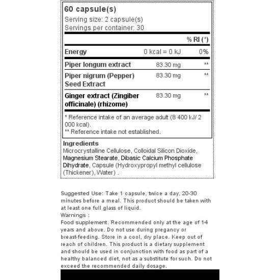 Himalaya Wellness Pure Herbs Trikatu Digestive Wellness - 60 Tablet