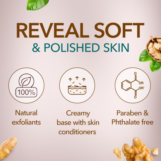 Himalaya Herbals Gentle Exfoliating Walnut Scrub, 100g