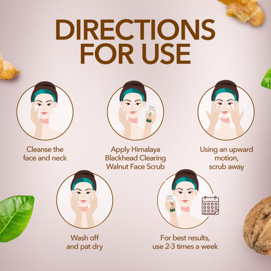 Himalaya Herbals Gentle Exfoliating Walnut Scrub, 100g