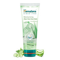 Himalaya Herbals Moisturizing Aloe Vera Face Wash Cream, 50ml