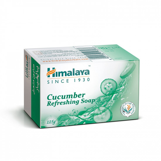 Himalaya Herbals Refreshing Cucumber Soap and Coconut Soap, 125g