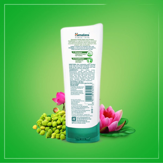Himalaya Gentle Daily Care Protein Conditioner | Daily Use Mild For Detangled & Silky Smooth Hair | Nourishes Dry Hair | With China Rose, Lotus, Chickpea & Oats | For Unisex | 100 Millilitres