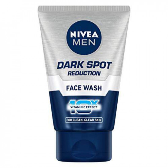 NIVEA MEN Dark Spot Reduction Face Wash 100 g | With Ginko and Ginseng Extracts for Clean, Healthy & Clear Skin in Summer | 10 X Vitamin C Effect for Radiant Skin |For Dark Spot Reduction