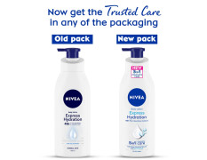 NIVEA Express Hydration 400ml Body Lotion | 48 H Moisturization & Hydration for Summer | Goodness of Sea Minerals & Deep Moisture Serum | Non Greasy & Healthy Looking Skin |For All Skin Types