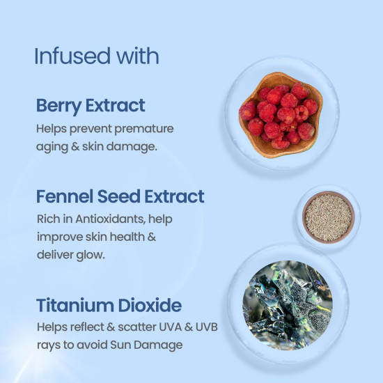 Lotus Herbals Safe Sun Daily Sunscreen SPF 20 UVB and PA+ UVA |Breezy Berry | Sweat & Waterproof | Non-Greasy | For Women & Men| No White Cast |Suitable For Oily, Dry & Combination Skin| 50g