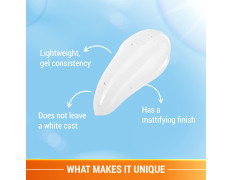 Lotus Herbals Safe Sun Invisible Matte Gel Sunscreen SPF 50 PA+++| For Men & Women | Non-Greasy | Suitable for Oily Skin |50g