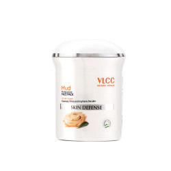 VLCC Skin Defense Mud Face Pack - 70g | Skin Healing & Rejuvenating Mask | Helps Cleanse, Firm & Brighten Skin with Kaolin Clay, Almond & Mint Oil | Helps Soothe Irritation & Detox Skin.