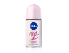 NIVEA Pearl and Beauty 50ml Deo Roll On | With Pearl Extracts & Avocado Oil| 48 H Smooth & Beautiful Underarms| 0% Alcohol | For Women