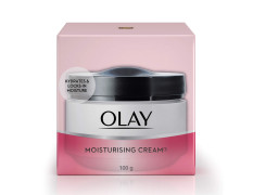 Olay Moisturizing Cream |Nourishing and moisturizing ingredients |All day moisture, Improves skin softness and smoothness |Suitable for Normal, Dry, Oily & Combination skin |100 gm