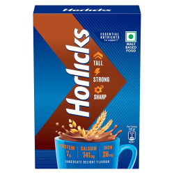 Horlicks Junior Chocolate Flavour Health & Nutrition Drink, 500g Refill, for Toddlers & Young Kids, for Brain Development, Weight Gain and Immunity, Chocolate Flavour, Jar, 500 g