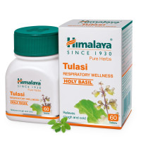 Himalaya Wellness Pure Herbs Tulasi - Respiratory Wellness | Relieves Cough and Cold Himalaya Wellness Pure Herbs Tulasi - Respiratory Wellness | Relieves Cough and Cold