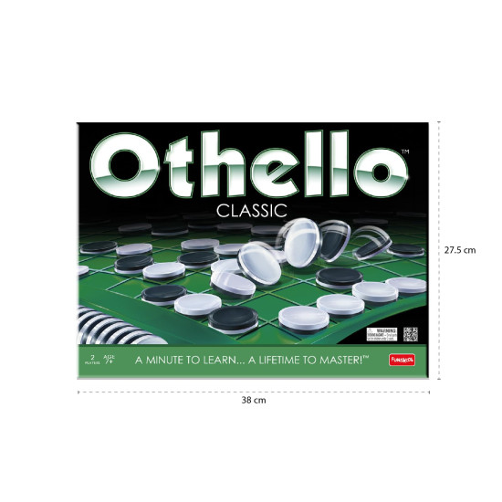 Funskool Games, Othello, Strategy Game, 2 players, Ages 8 and above,for kids 8+ years