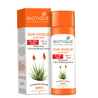 Biotique Bio Vera 75+Spf UVA/UVB Sunscreen Ultra Soothing Body Lotion For Normal Skin, 190Ml, Pack Of 1