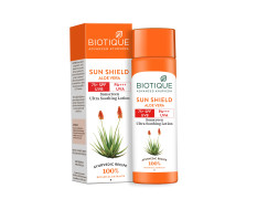 Biotique Bio Vera 75+Spf UVA/UVB Sunscreen Ultra Soothing Body Lotion For Normal Skin, 190Ml, Pack Of 1