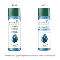 Biotique Ocean Kelp Anti Hairfall Shampoo | Intensive Hair Growth Therapy| Anti Hairfall Shampoo that Maintains Shine |100% Botanical Extracts | Suitable for All Hair Types |190ml