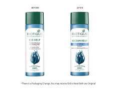 Biotique Ocean Kelp Anti Hairfall Shampoo | Intensive Hair Growth Therapy| Anti Hairfall Shampoo that Maintains Shine |100% Botanical Extracts | Suitable for All Hair Types |190ml