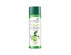 Biotique Green Apple Shine & Gloss Shampoo & Conditioner| Promotes Healthy, Shiny and Glossy Hair | Nourishes Scalp | Makes Hair Soft & Smooth |100% Botanical Extracts| All Skin Types | 190ml