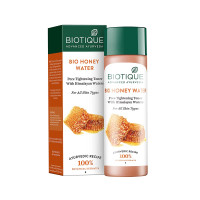 Biotique Honey Water Pore Tightening Brightening Toner With Himalayan Waters|Maintains Ph Balance|Moisturized And Hydrated Skin|100% Botanical Extracts|Suitable For All Skin Types|120Ml,Pack of 1