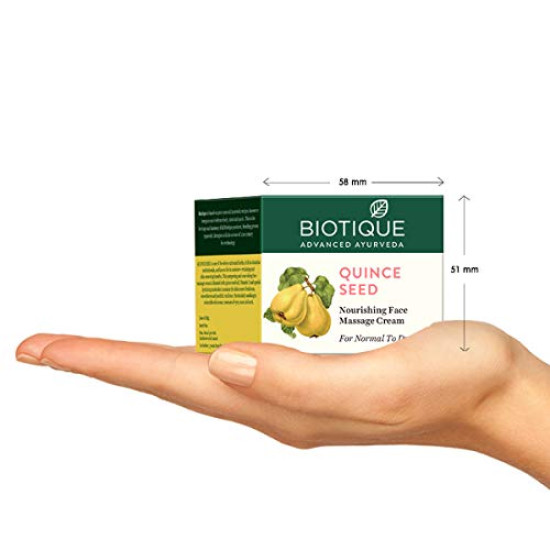 Biotique Quince Seed Anti Aging Face Massage Cream For Normal To Dry Skin, 50gm