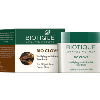 Biotique Clove Oil Control Anti Blemish Face Pack, 75gm