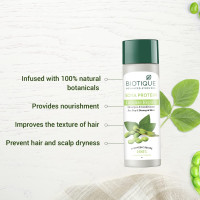 Biotique Bio Soya Protein Fresh Nourishing Shampoo | Repairs Dry and Damaged Hair |Maintains pH Balance |Promotes Healthy Shiny Hair| Prevents Color Fading | All Skin Types | 190ml