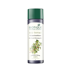 Biotique Bio Thyme Volume Conditioner for Fine and Thinning Hair | Gives Volume and Bounce to Hair | Helps in Thicken Follicles |100% Botanical Extracts| Suitable for All Skin Types | 200ml