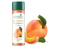 Biotique Bio Apricot Refreshing Body Wash | Keeps Skin Fresh and Clean | Brightens Skin and Reducing Dark Spots | 100% Botanical Extracts | Suitable for All Skin Types | 190ml