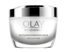 Olay Regenerist Revilatising Hydration Cream with SPF 15 | Hydrated, Plump, Bouncy Skin | With Hyaluronic Acid, Niacinamide and Peptides | Normal, Oily, Dry, Combination Skin | 50g