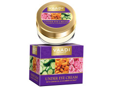 Vaadi Herbals Under Eye Cream, Almond Oil and Cucumber Extract, 30g
