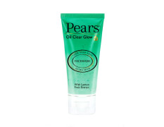 Pears Oil Clear Gentle Ultra Mild Daily Cleansing Facewash For Oil Free Matte Look, Ph Balanced, 100% Soap Free, Pure Lemon Flower Extract, 60g
