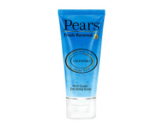 Pears Fresh Renewal Gentle Ultra Mild Daily Cleansing Facewash, Ph Balanced, 100% Soap Free, With Exfoliating Beads, Cooling, 60g