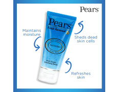 Pears Fresh Renewal Gentle Ultra Mild Daily Cleansing Facewash, Ph Balanced, 100% Soap Free, With Exfoliating Beads, Cooling, 60g