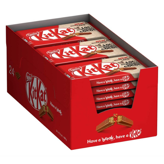 KIT KAT Nestle 4 Finger Chocolate, 24 X 41 Grams