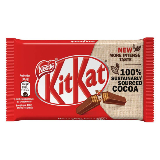 KIT KAT Nestle 4 Finger Chocolate, 24 X 41 Grams