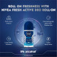NIVEA MEN Fresh Active 50ml Deo Roll On | With Fresh Ocean Extracts| 48 H Freshness| 0% Alcohol | Dermatalogically Approved & Paraben Free Formula