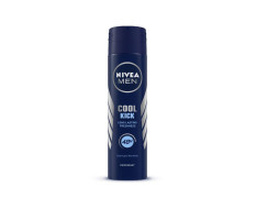 NIVEA MEN Cool Kick 150ml Deodorant | With Mint Extracts for Cooling sensation in Summer| 48 H Long Lasting Freshness| 0% Alcohol