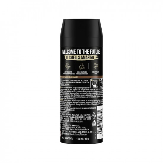 Axe Dark Temptation Men's Deodorant | 150 ml | Long Lasting Deodorant for Men with an Irresistible Scent