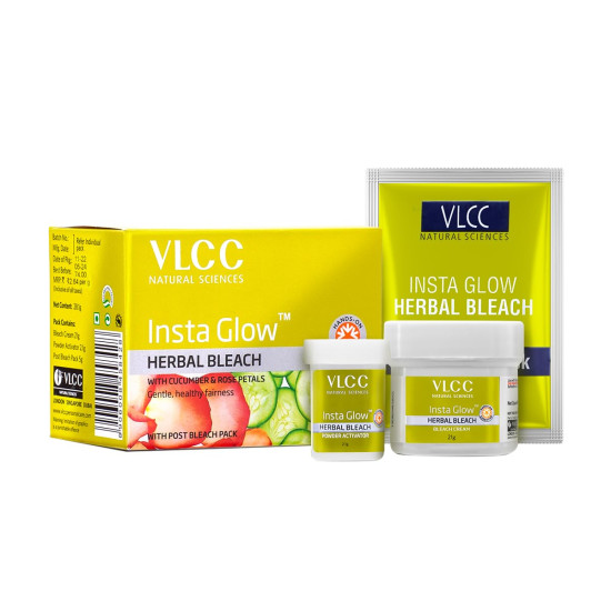 VLCC Natural Sciences Insta Glow Herbal Bleach, 27g