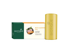 Biotique Almond Oil Nourishing Bathing Bar| Ayurvedic and Organically Pure| Maintains Skin’s Natural pH |100% Botanical Extracts| Suitable for All Skin Types | 150gm