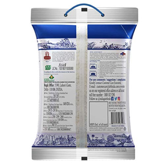 India Gate Basmati Rice Bag, Super, 5kg