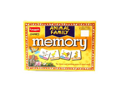 Funskool Games - Memory Animal Family, Educational matching picture game for children, kids & family, 1 - 4 players, 5 & above