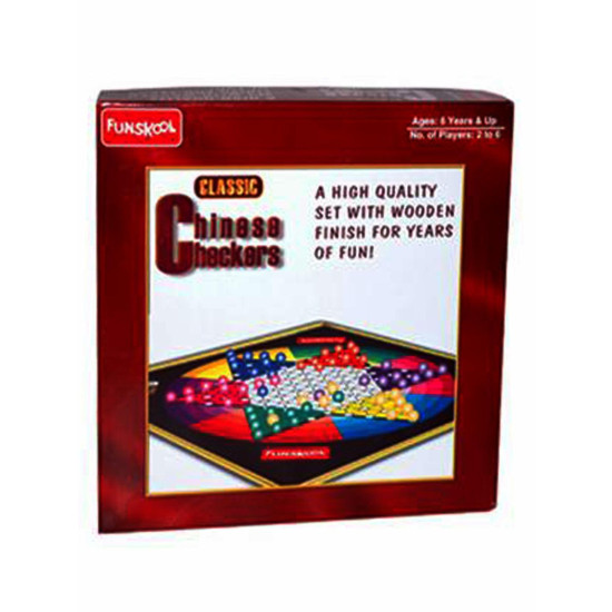 Funskool Games - Classic Chinese Checkers, The classic strategy board game, Kids & family, 2 - 6 players, 6 & above