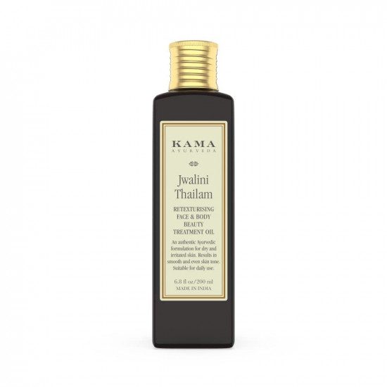 Kama Ayurveda Jwalini Retexturising Skin Treatment Oil, 200ml (Face Oil)
